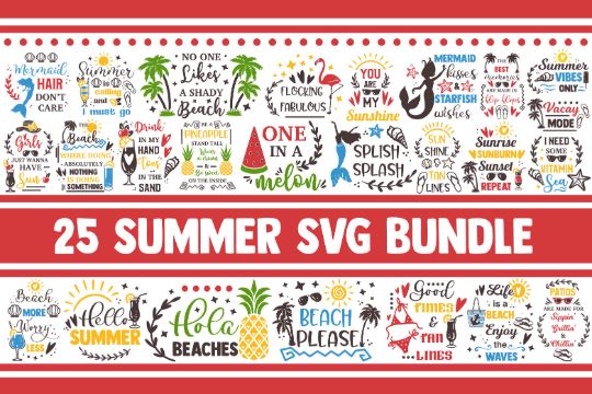 Summer SVG Bundle, hello summer svg, vacation svg, pineapple svg, mermaid svg, beach svg, sea svg, sunrise svg, svg designs, svg quotes, png SVG James 