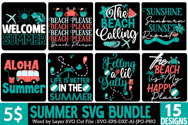 Summer SVG Bundle, Summer SVG Bundle Quotes , Hello Summer SVG Cut File,Aloha Summer SVG Cut File,Aloha Summer SVG Design, Summer SVG Quotes, Summer Sublimation PNG,Funny Summer SVG Bundle,Summer SVG Bundle, Beach Quotes, Vacation t shirt SVG BlackCatsMedia 