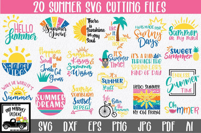Summer SVG Bundle - Summer SVG Cut Files SVG Old Market 