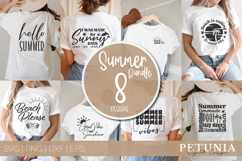 Summer SVG Bundle | Summer Vibes SVG SVG Petunia Digital Design 