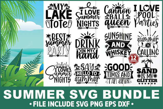 Summer SVG Bundle SVG Ariyan 