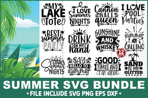 Summer SVG Bundle SVG Ariyan 