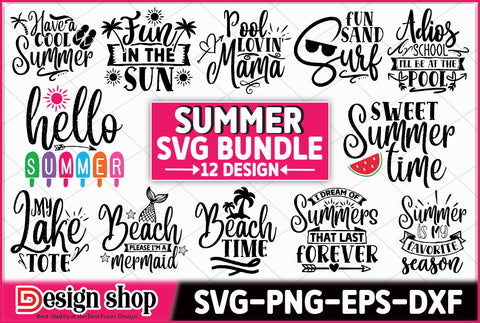 Summer SVG Bundle SVG Ariyan 