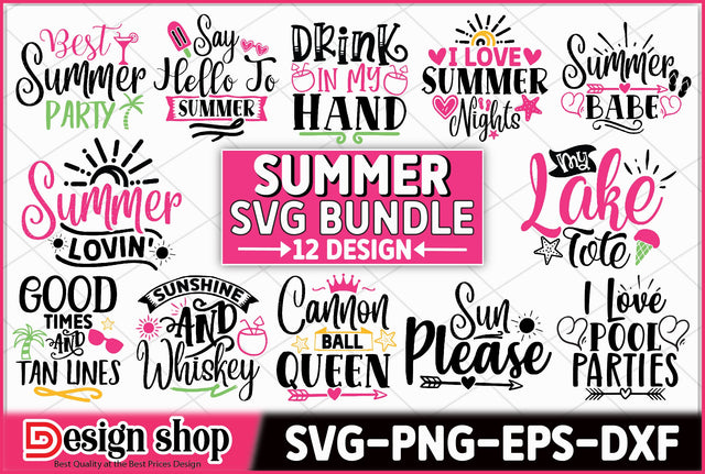 Summer SVG Bundle SVG Ariyan 