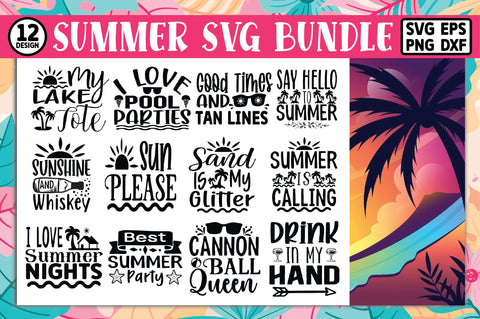 Summer SVG Bundle SVG Ariyan 
