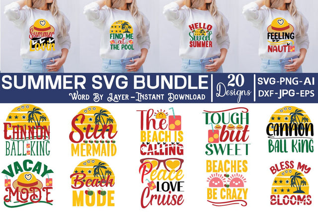 Summer SVG Bundle SVG Cut File SVG Studio Innate 