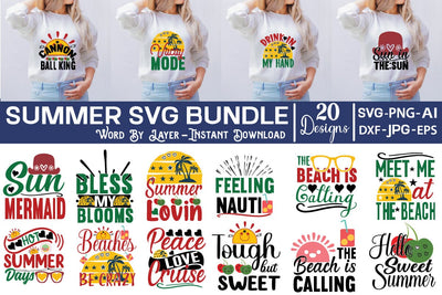 Summer SVG Bundle SVG Cut File SVG Studio Innate 