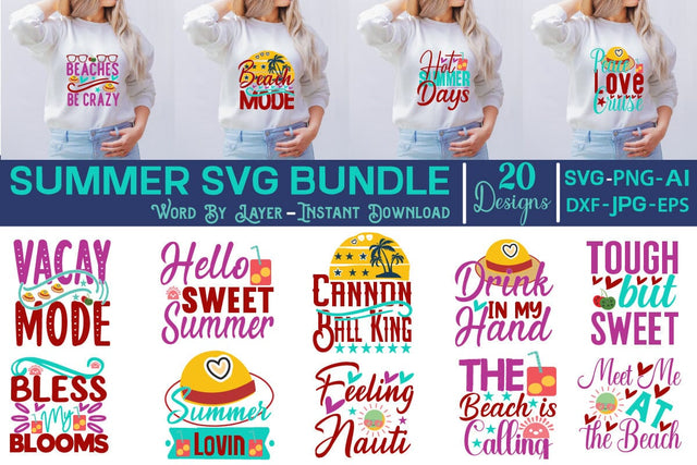 Summer SVG Bundle SVG Cut File SVG Studio Innate 
