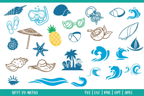 Summer Svg Bundle SVG DIYCUTTINGFILES 