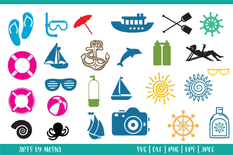 Summer Svg Bundle SVG DIYCUTTINGFILES 