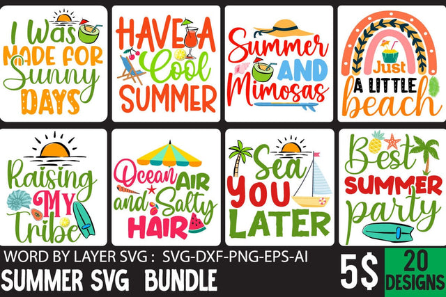 Summer SVG Bundle SVG Insomnia Std 