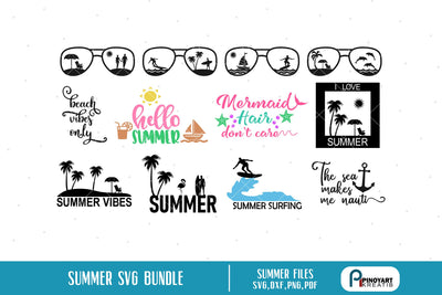 Summer Svg Bundle SVG Pinoyart Kreatib