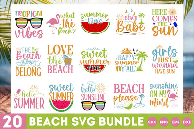 Summer SVG Bundle SVG Regulrcrative 