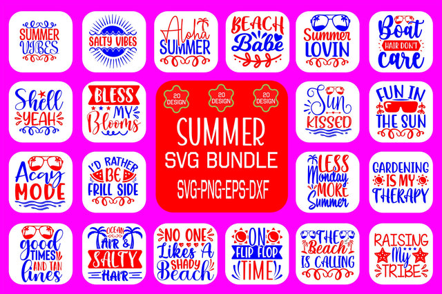 Summer SVG Bundle SVG Shahin alam 