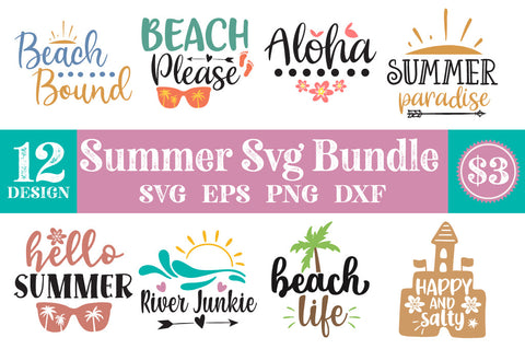 Summer Svg Bundle SVG Svgcraft 