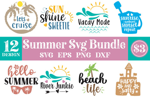 Summer Svg Bundle SVG Svgcraft 