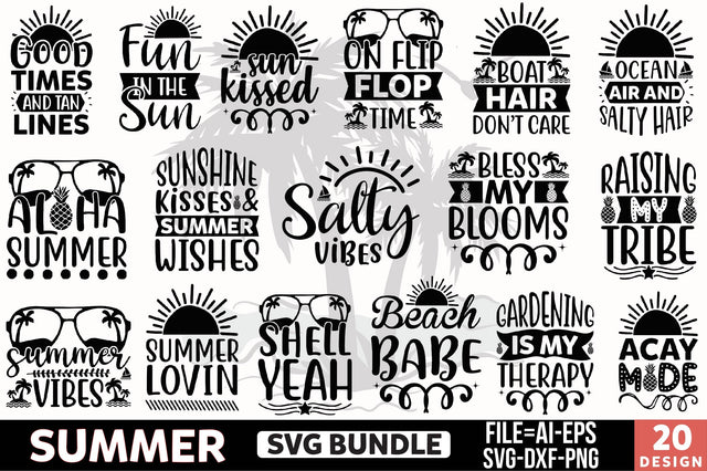 Summer Svg Bundle SVG SVGista 