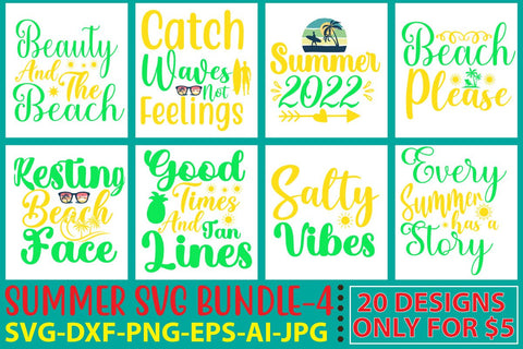 Summer SVG Bundle SVG Syaman 