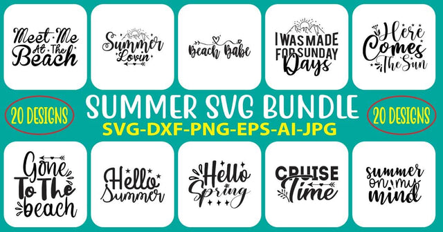 Summer SVG Bundle SVG Syaman 
