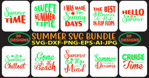 Summer SVG Bundle SVG Syaman 