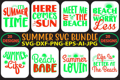 Summer SVG Bundle SVG Syaman 