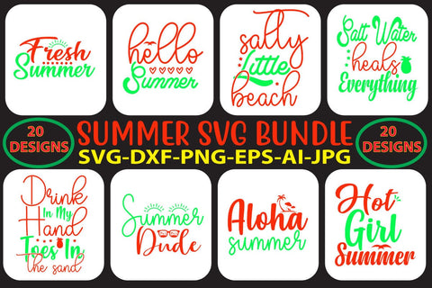 Summer SVG Bundle SVG Syaman 