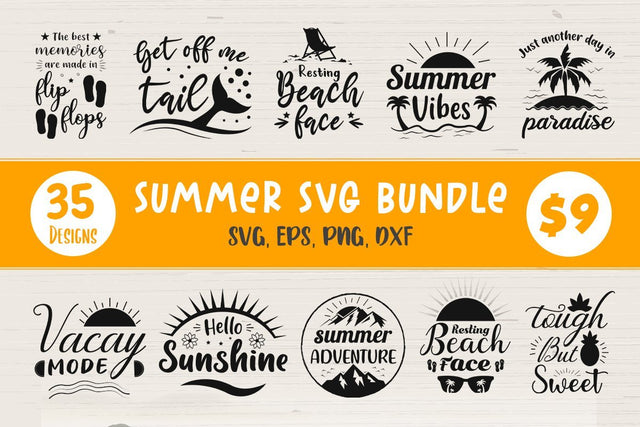 Summer SVG Bundle VOL 1 SVG futivesvg 