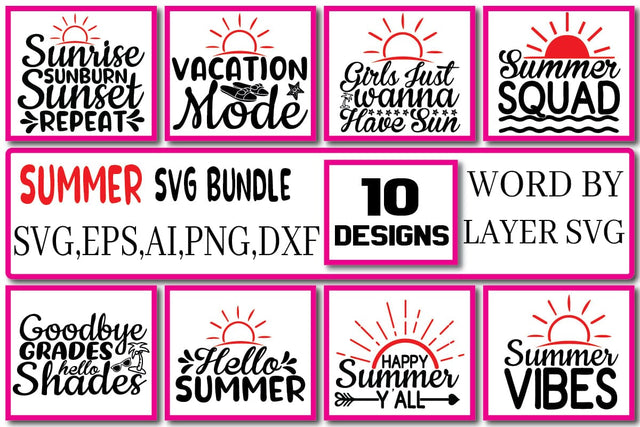 Summer SVG Bundle Vol. 2 SVG Craftlabsvg24 