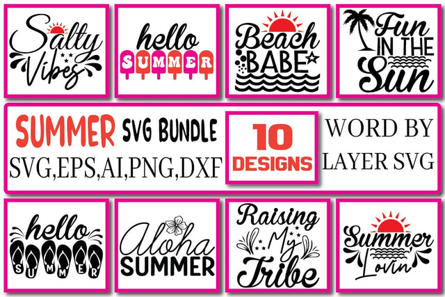 Summer SVG Bundle Vol. 4 SVG Craftlabsvg24 