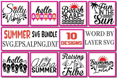 Summer SVG Bundle Vol. 4 SVG Craftlabsvg24 