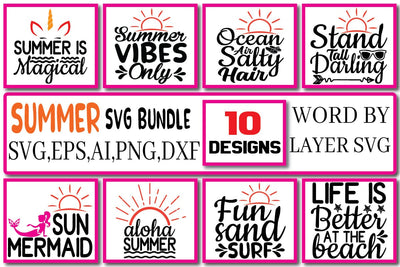 Summer SVG Bundle Vol. 5 SVG Craftlabsvg24 