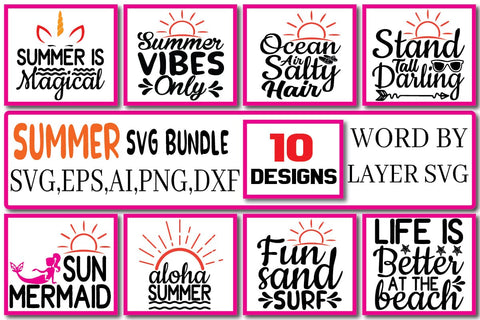 Summer SVG Bundle Vol. 5 SVG Craftlabsvg24 