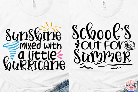 Summer Svg Bundles - 10 SVG EPS DXF PNG Cut File SVG CoralCutsSVG