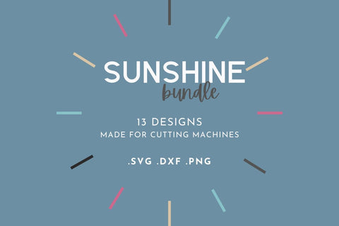 Summer SVG Cut File Bundle - 13 Designs SVG Lettershapes 