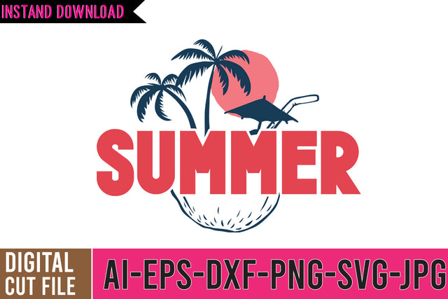 Summer SVG Cut File ,Summer Quotes , Summer Funny , Summer SVG Bundle Quotes SVG BlackCatsMedia 