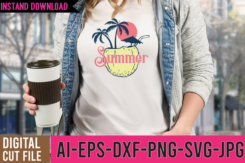 Summer SVG Cut File SVG BlackCatsMedia 