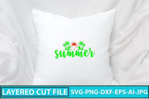 Summer SVG Cut File SVG Syaman 