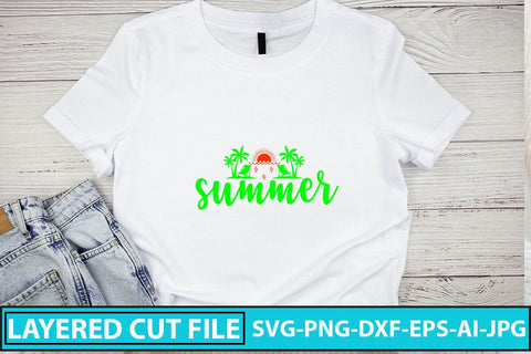 Summer SVG Cut File SVG Syaman 
