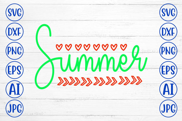 Summer SVG Cut File SVG Syaman 