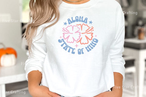 Summer SVG Design, Aloha State Of Mind SVG FiveStarCrafting 