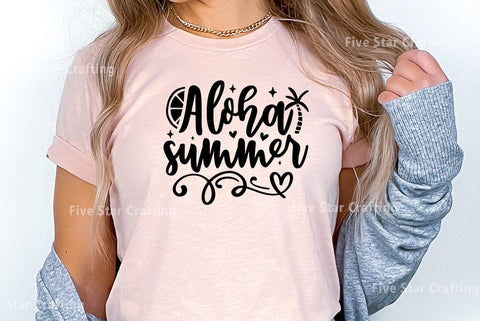 Summer SVG Design, Aloha summer SVG FiveStarCrafting 