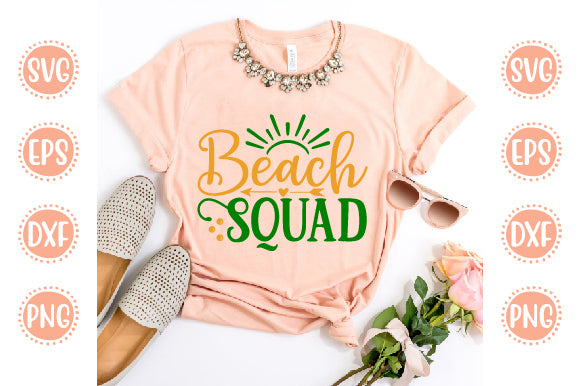 Summer Svg Design Beach Squad SVG SH_Tee store 