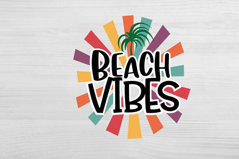 Summer SVG Design. Beach Vibes SVG Tshirt Design. SVG Samaha Design 
