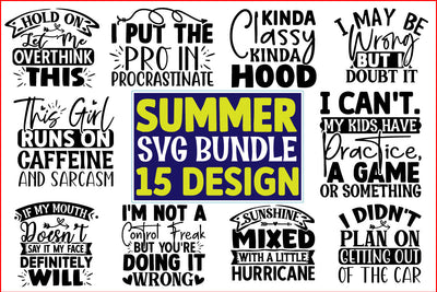 Summer SVG Design bundle SVG CraftingStudio 