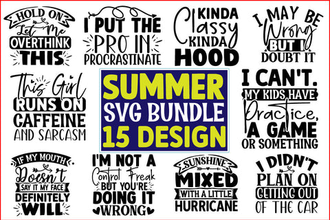 Summer SVG Design bundle SVG CraftingStudio 