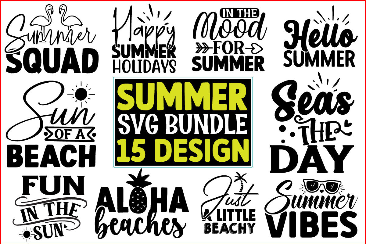 Summer State Of Mind SVG Cut File - So Fontsy