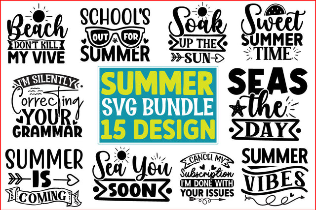 Summer SVG Design Bundle SVG CraftingStudio 