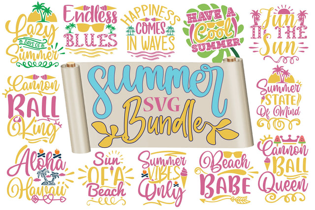 Summer SVG Design Bundle SVG Creativeart88 