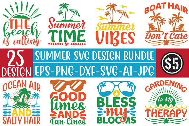 Summer SVG Design Bundle SVG Rupkotha 