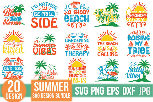 Summer svg design bundle SVG Rupkotha 